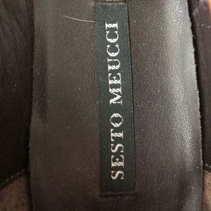 Sesto Meucci Caramel Brown leather shoes